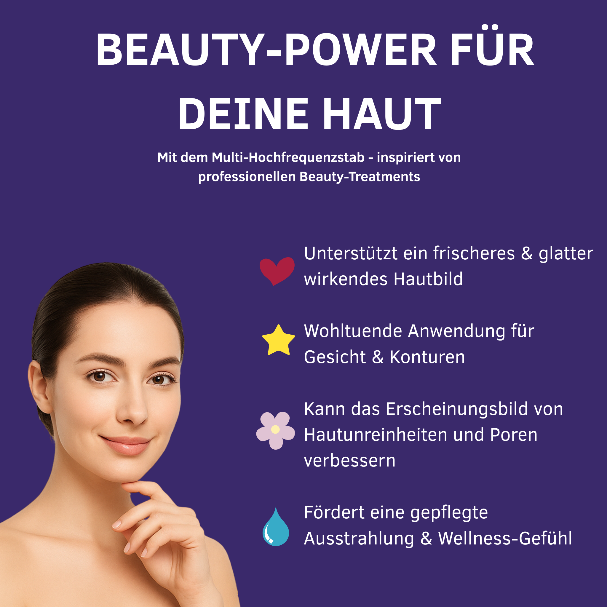 GlowWave – 6-in-1 Hochfrequenzstab